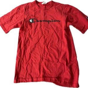 red champion tee